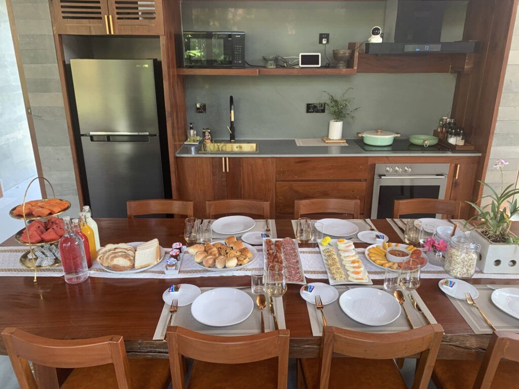 Kitchen and dinning area